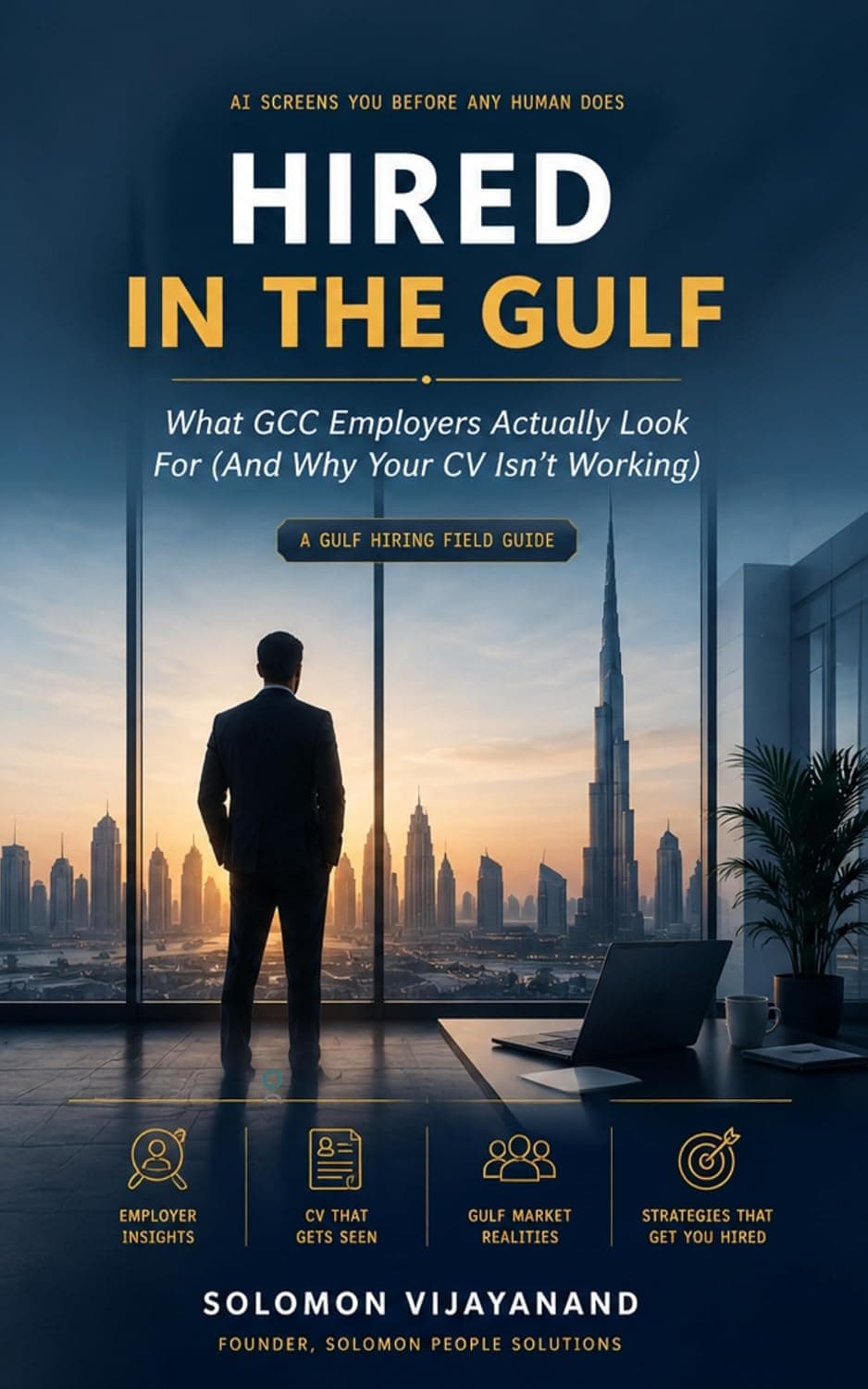 Cover of Hired in the Gulf by Solomon Vijayanand
